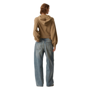 Sudadera con Capucha de Alta Calidad OEM Personalizada, Unisex, para Mujer, con Cierre, Forro Polar, para Invierno, de Poliéster/Algodón - Product Image 3