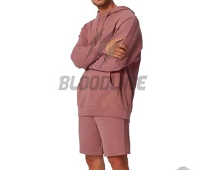 Sweat-shirt à capuche unisexe Bloodline, coupe oversize, en coton tricoté, décontracté, imprimé devant, manches classiques, pour l'automne - Product Image 5