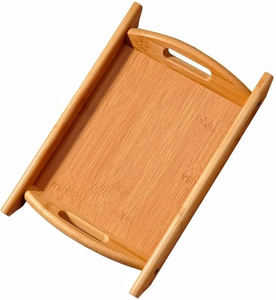 Bandeja de Madera de Estilo Colonial Premium |   Bandejas de Almacenamiento Clásicas Decorativas y Funcionales de Decor World Expo - Product Image 6