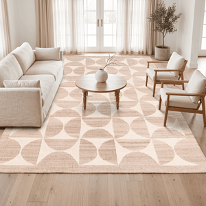 Tapis d'appoint en jute tissé à la main bleu marocain pour salon, style côtier contemporain et nordique - Product Image 5