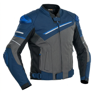Mens Cordura Motorcycle Riding <b>Jacket</b> Breathable Protective Mesh <b>Biker</b> <b>Jacket</b> Windproof Racing Motorbike <b>Jacket</b> With Armor Pads - Product Image 2