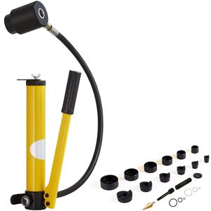 Set di Utensili KO: Punzonatrice Idraulica da 10 Tonnellate, Tagliagranuli da 1/2 a 2 Pollici, Set di Foratrici per Tubi e Lamiere Metalliche per Materiali in Rame - Product Image 1