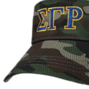 หมวกแก๊ปปักลาย Sigma Gamma Rho ปรับขนาดได้ สำหรับกิจกรรมกลางแจ้ง หมวกกันแดดสำหรับผู้หญิง หมวกสโมสรนักศึกษาแบบกำหนดเอง สีดำ - Product Image 5