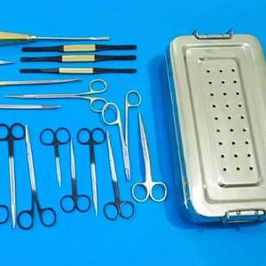 Kit d'instruments de chirurgie esthétique pour lifting du visage et lifting des sourcils, 25 pièces, ciseaux chirurgicaux, râpes, pinces, acier inoxydable - Product Image 3