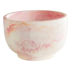 Ensemble de service moderne artisanal pour la salle à manger, bol à salade en résine avec 2 cuillères assorties polies, ustensiles de cuisine légers - Product Image 3