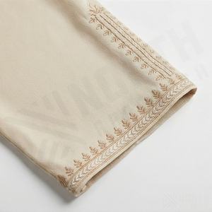 Nouvelle Abaya en Lin Personnalisée de Qualité Supérieure pour Femme, Modeste et Décontractée, Respirante, Écologique, avec Traîne Chapelle, pour l'Été et l'Hiver, Tenue Islamique - Product Image 5