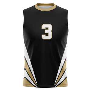 Uniforme de Voleibol Personalizado al por Mayor de la Mejor Calidad, Transpirable, 100% Poliéster, Antibacteriano, con Impresión Digital - Product Image 6