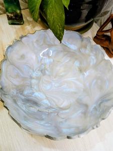 Bol à salade en résine de la meilleure qualité, couleurs personnalisables et design artisanal, bol à salade en résine pour fruits, vaisselle de table - Product Image 4