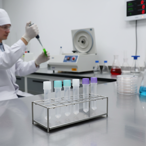 Tube à centrifuger en plastique PP de 2 ml, petit flacon, Yamazaki Mold (TW) |   Capuchon à vis à fond plat de qualité médicale, OEM/ODM disponible, 0,02 mm - Product Image 5