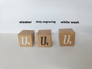 Juego de Bloques de Madera Ecológicos para Preescolar, Cubos Educativos de Aprendizaje para Niños Pequeños, Actividades para el Aula y el Hogar - Product Image 1