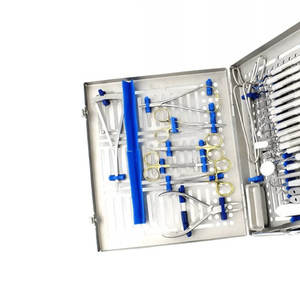 6 Kits dentaires en acier léger sur mesure, manuels, pour usage hospitalier de classe II, avec conception d'instruments de type Grip Surgical, conformes à la norme CCC - Product Image 3