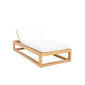 Tumbona de teca de estilo lujoso con alta calidad, totalmente impermeable, para decoración del hogar. - Product Image 4