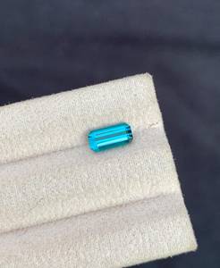 Turmalina Azul Neón de Origen Afgano, Color Brillante Natural, Piedra de Joyería Facetada Suelta, Gema para Anillo - Product Image 6