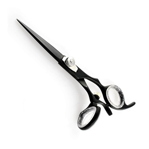 Black Plasma Japanese Stainless Steel Professional Salon <b>Barber</b> Hair Cutting Scissors Sharp <b>Blade</b> - Product Image 1