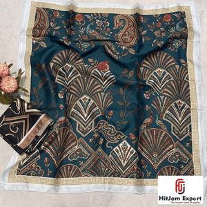 Custom Satin <b>Scarf</b> Fabric Premium Printed Logo OEM ODM Manufacturer With Private Label For Branding Promotion Event Gift - Product Image 4
