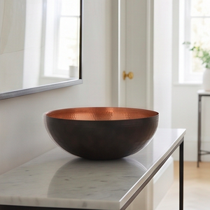 Handmade Metal <b>Bowls</b> Set Copper Finish Minimalist Design Decorative Serving <b>Bowls</b> Round Shape Polished Surface For Kitchen Use - Product Image 3