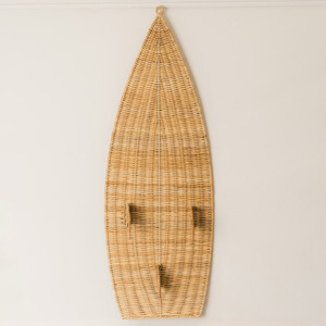 Tabla de surf de ratán tejida a mano, la más vendida, tablas de surf de madera al por mayor, juguetes preescolares y artículos de exhibición - Product Image 4