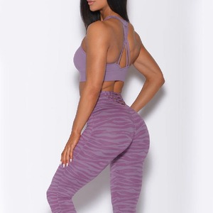 Nouveaux ensembles de vêtements de fitness respirants avec design personnalisé, ensembles de yoga sans couture en deux pièces - Product Image 3