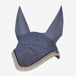 Premium <b>Fly</b> Veil Elegant Crochet Horse Ear Bonnet Lightweight Breathable Washable Pakistan Made for Competitions Ear Bonnet - Product Image 3