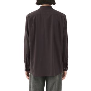 Camisa de Cuello Mao para Hombre, Estilo Coreano, Color Sólido, Informal de Negocios, Formal, al por Mayor, Personalizable - Product Image 2