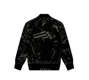 Chaqueta Varsity Extra Grande de Seda para Mujer, Chaqueta Bomber de Satén Premium, Chaqueta Letterman, Ropa Urbana Personalizada de Marca Privada - Product Image 2