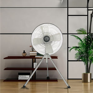 Venz Industrial <b>Pedestal</b> Tripod <b>Fan</b> F2-20" Grey Electric Energy Efficient for Industry & Outdoor Office Hotel & Household - Product Image 1