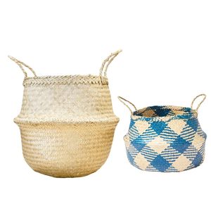Decorative Handmade SEAGRASS BELLY <b>BASKETS</b> Eco-Friendly <b>Basket</b> for Plants and Storage - Product Image 1