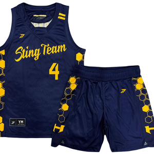 ชุดบาสเก็ตบอลราคาถูก สั่งซื้อจำนวนมาก แห้งเร็ว ระบายอากาศได้ดี โลโก้ ชื่อ หมายเลขสั่งทำได้ทุกขนาด MOQ ต่ำ รับผลิตแบบ OEM ODM ปากีสถาน - Product Image 1