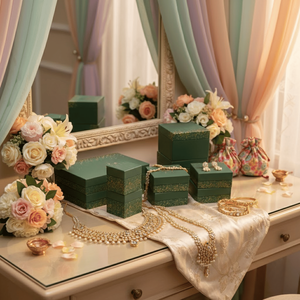 Wholesale Custom Kraft Paper Jewelry <b>Storage</b> <b>Box</b> | Premium Gift Packaging for Rings, Necklaces & Earrings with Elegant Finish - Product Image 2