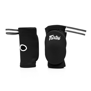 Rodilleras Negras Fairtex, Suaves, Transpirables, Ecológicas, de Poliéster, con Correa Ajustable y Cierre de Gancho y Bucle, para Entrenamiento de Primavera y Gimnasio - Product Image 1