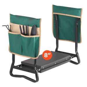 "<b>Garden</b> Tools Accessories Heavy Duty Folding <b>Garden</b> Kneeling <b>Stool</b> with 8 in Wide Kneeling Pad & 2 Tool Bags" - Product Image 2