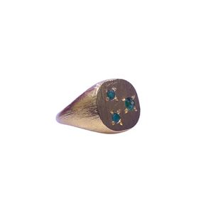 Wedding Wear 925 Sterling <b>Silver</b> Gold Plated Jewelry <b>Emerald</b> Gemstone Women Wear Classic <b>Ring</b> - Product Image 4