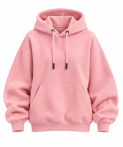 Sweat-shirt à capuche en molleton épais pour femme, coupe ample, couleur unie, chaud, décontracté, streetwear - Product Image 1