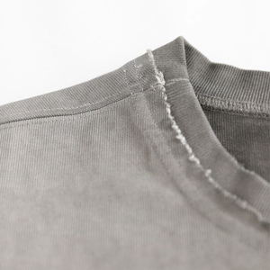 เสื้อยืดโอเวอร์ไซส์ผู้ชาย ผ้าฝ้าย 100% ราคาถูก สกรีนโลโก้ได้ สไตล์สตรีทแวร์ ล้างสีแบบวินเทจ ทรงบ็อกซี่ เนื้อผ้าหนา ใส่สบาย - Product Image 3