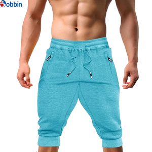 Pantalones Capri para Hombre, Pantalones Deportivos 3/4, Transpirables, por Debajo de la Rodilla, para Deportes al Aire Libre, Gimnasio, Fitness, con Bolsillos con Cremallera - Product Image 3