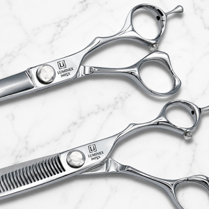 NYBL-55 5.5inch Straight <b>Left</b>-<b>handed</b> <b>Scissors</b> JAPAN 440C Sharp 58-59HRC Hardness Stainless Steel Handle Barber Shears Hair 28 - Product Image 5