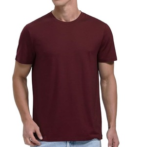 Custom Maroon Color 100% Merino <b>Wool</b> T-<b>shirt</b> Regular Fit Breathable Eco-Friendly Anti-UV Streetwear Gym Fitness Customizable - Product Image 1