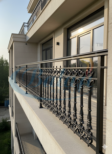 CI Heavy Duty Cast Iron Modern Frameless <b>Window</b> Grill Security Garden Gate Balcony <b>Panel</b> Rust Resistant Finish UV Protected W... - Product Image 2