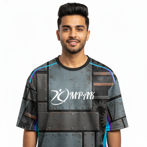 เสื้อยืดโอเวอร์ไซส์ผู้ชาย พิมพ์ลายแบบซับลิเมชั่น สไตล์ลำลอง สตรีทแวร์ แฟชั่นแนวเมือง - Product Image 1