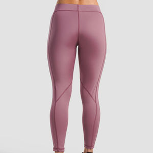 Women's High Waist Fitness Yoga Pants Custom Workout <b>Tights</b> with Elastic Waist Closure Solid <b>Pattern</b> Leggings High Waist Legging - Product Image 4