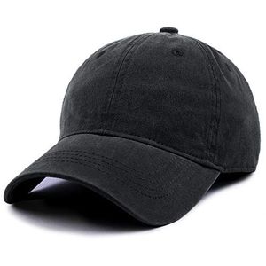 Washed Cotton Baseball <b>Cap</b> 6-Panel Adjustable Unisex Solid Color Casual <b>Hat</b> for Adults - Product Image 3