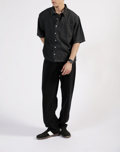 Top Selling Design Front Pocket Double Breasted Button-<b>Up</b> Men's Summer Satin ODM Custom Shirts 100% Cotton Breathable - Product Image 4