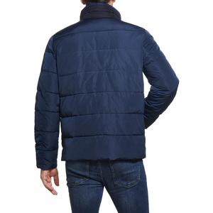 Veste matelassée légère pour hommes Nouveau style d'hiver résistant aux intempéries avec doublure en polaire Col montant Style patchwork - Product Image 4