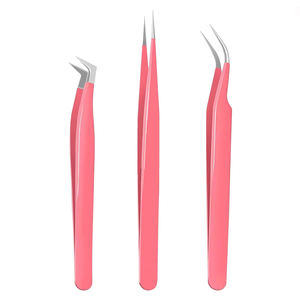Pinces à cils en acier inoxydable pour extensions de cils, ensemble de pinces à cils personnalisées - Product Image 6