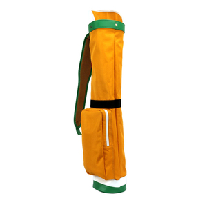 Sacs de golf en cuir PU grande capacité pour la vente en ligne – Dernier style, sacs de golf de luxe à bandoulière, couleur jaune, sacs pour clubs de golf - Product Image 4