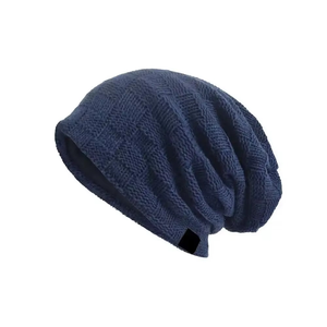 Customizable Short Skull Cap Wool Blend Jacquard Breathable <b>Waterproof</b> Knitted Cuffless <b>Beanie</b> for Fall Winter Made Pakistan - Product Image 6