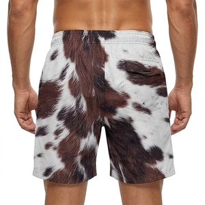 Shorts en cuir de vachette respirants et à séchage rapide pour hommes, style urbain, avec poches latérales, qualité supérieure, tendance 2026 - Product Image 2