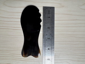 Herramienta Gua Sha de Cuerno de Búfalo Natural Pulido a Mano FAIZA CRAFT FC-9624, Tabla de Masaje TCM Tallada, Uttar Pradesh, para Regalo Empresarial - Product Image 2
