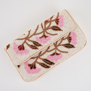 Bolso de mano artesanal con cuentas de estilo indio exótico, diseño de frutas, con cuentas de semillas, tipo sobre para noche, para mujer, personalizado para fiestas - Product Image 2