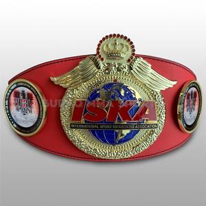 Cinturón de Campeonato con Logotipo Personalizado, Placas de Latón de Aleación de 3 mm, Cinturón de Título de Lucha Libre y Boxeo - Product Image 2